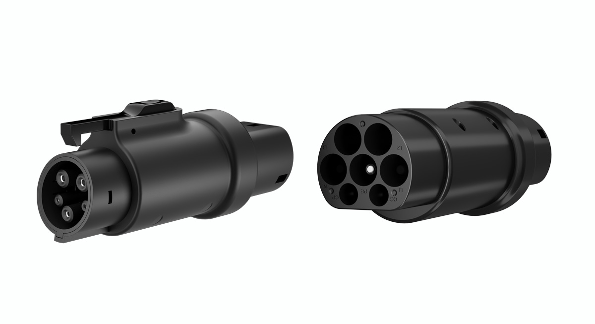 EV Charger Adapter - TYPE2 TO GBT TESLA TYPE 1