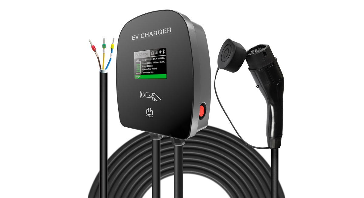 WALLBOX EV CHARGER IEC 62196-2 TYPE 2  （LCD Display）