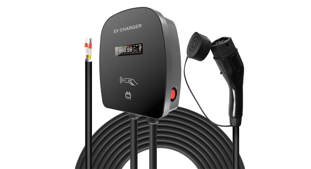 WALLBOX EV CHARGER IEC 62196-2 TYPE 2  （LED Display）